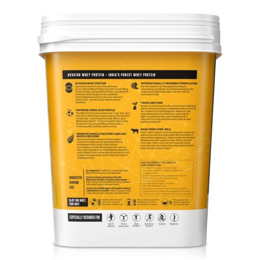 avvatar whey protein 4kg banner