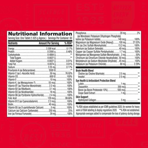 gnc women vit nutrition